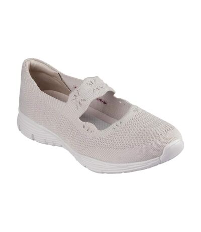 Womens/ladies seager cute n´ coy shoes natural Skechers