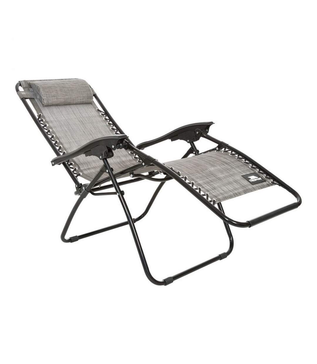 Glenesk folding garden chair one size grey marl Trespass