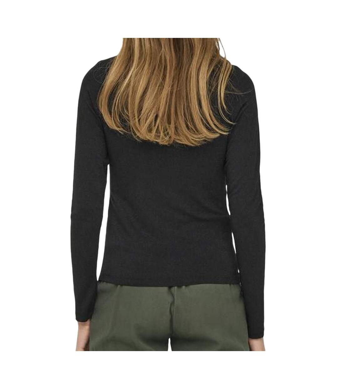 T-Shirt manches longues noir femme jdy kaiser-2