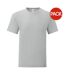 T-shirt iconic hommes gris clair Fruit of the Loom-1