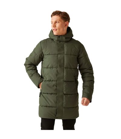 Mens Hayleyn Padded Jacket Dark Khaki Regatta