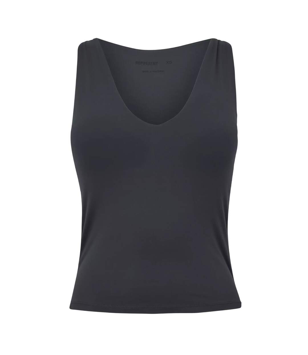 Womens/ladies Slim Tank Top Grey Represent-2