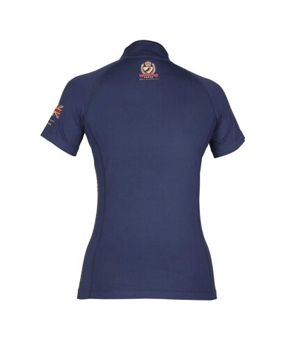 Aubrion Womens/Ladies Team Short-Sleeved Base Layer Top (Navy)