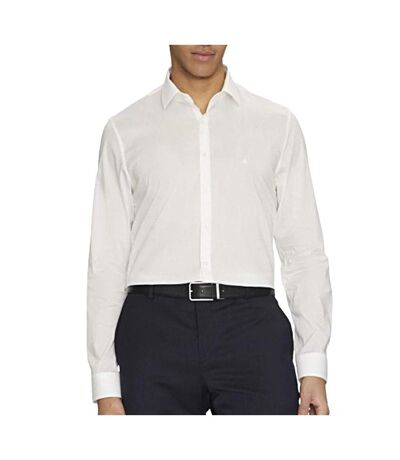 Chemise blanche homme calvin klein jeans poplin stretch - 38