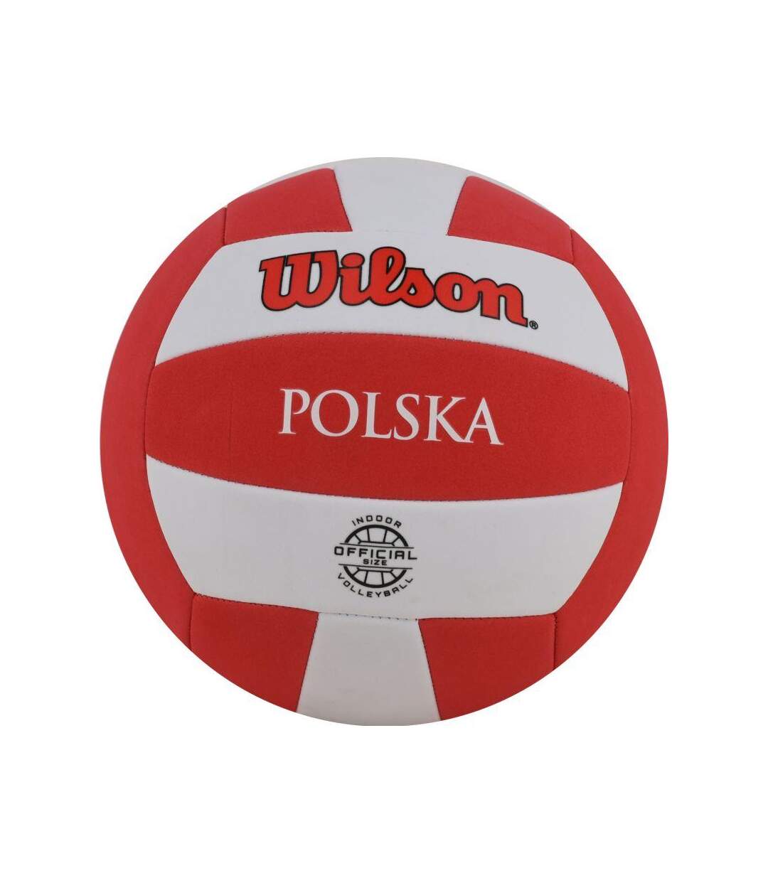 Ballon De Volley-ball Polska Taille 5 Blanc Rouge Wilson-1