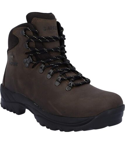 Hi-Tec Mens Ravine Grain Leather Ankle Boots (Brown) - UTFS10938