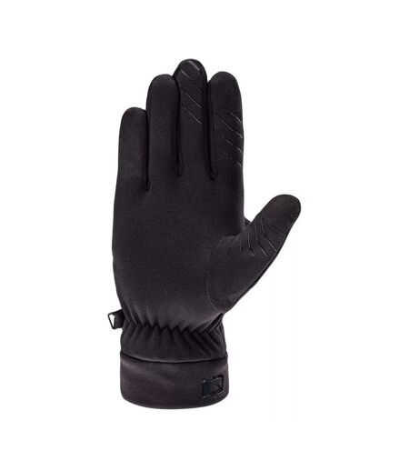Gants De Ski Rayés Nusa Ii Femme/femme Noir Réfléchissant IQ