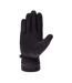 Gants De Ski Rayés Nusa Ii Femme/femme Noir Réfléchissant IQ-3
