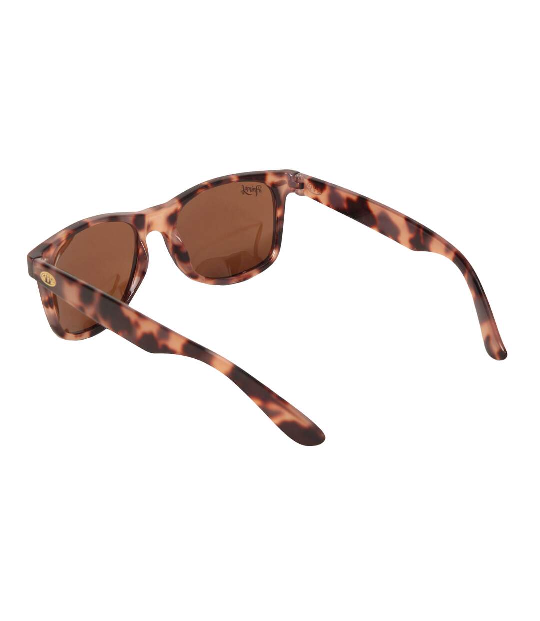 Womens/ladies piper recycled polarised sunglasses one size tan Animal-2