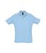 Polo Summer Homme Bleu Ciel SOLS-1
