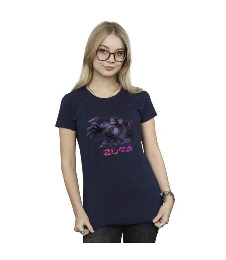 Disney T-shirt en coton Lightyear Zurg Complex Femme/Ladies (Bleu marine) - UTBI29074