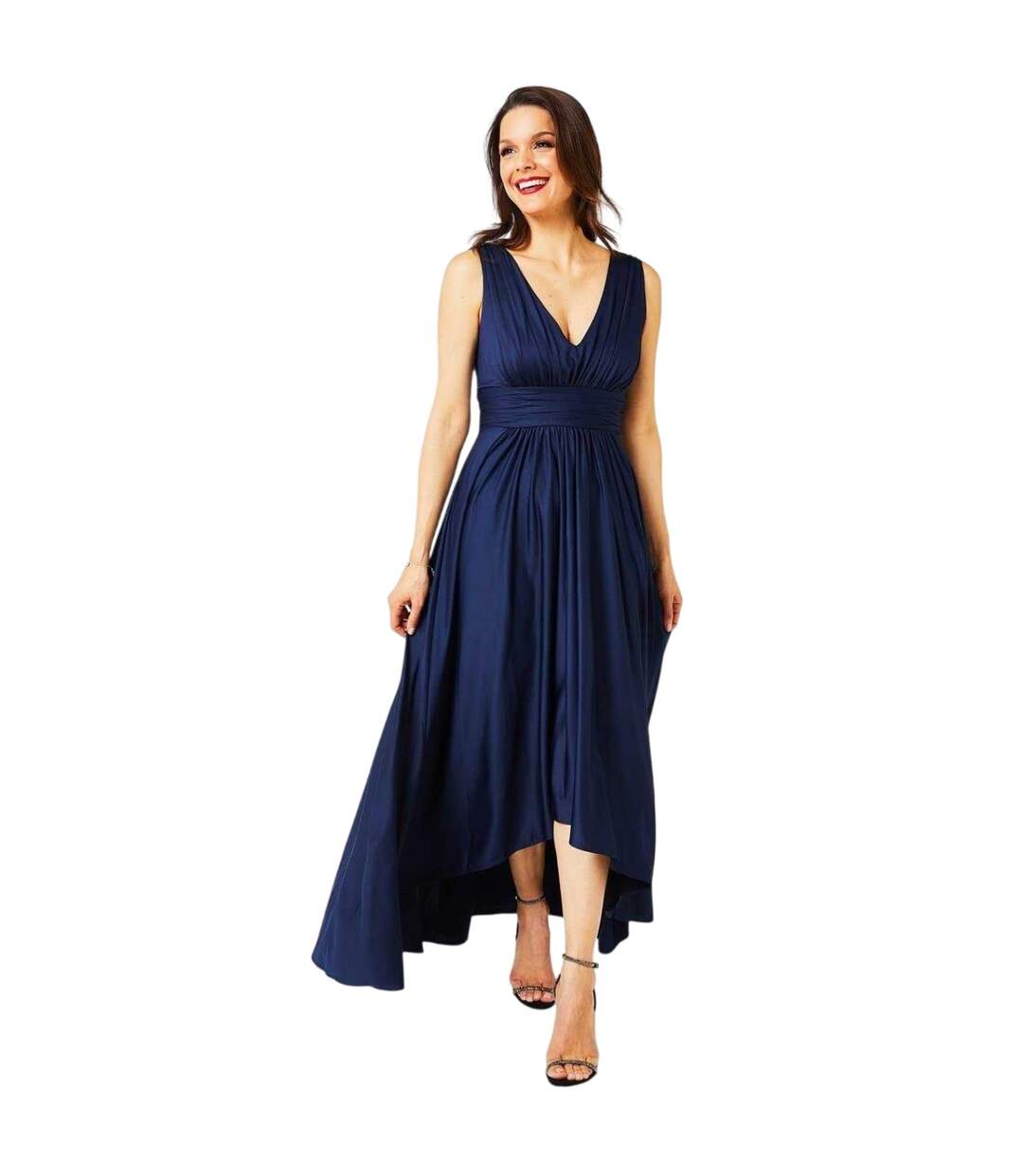 Robe Longue Femme Bleu Marine Biba-2