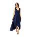 Robe Longue Femme Bleu Marine Biba-2