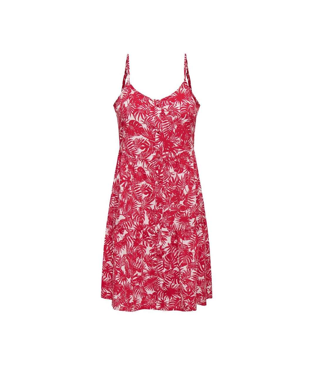 Combi-Short blanc/rouge femme only strap-1