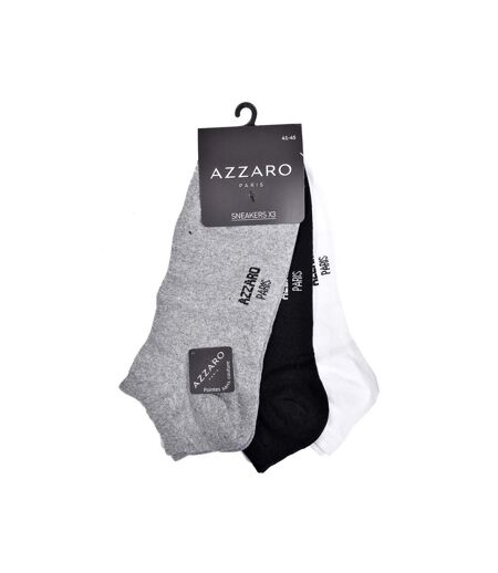 Chaussettes homme AZZARO Confort et qualité -Assortiment modèles photos selon arrivages- - Pack de 12