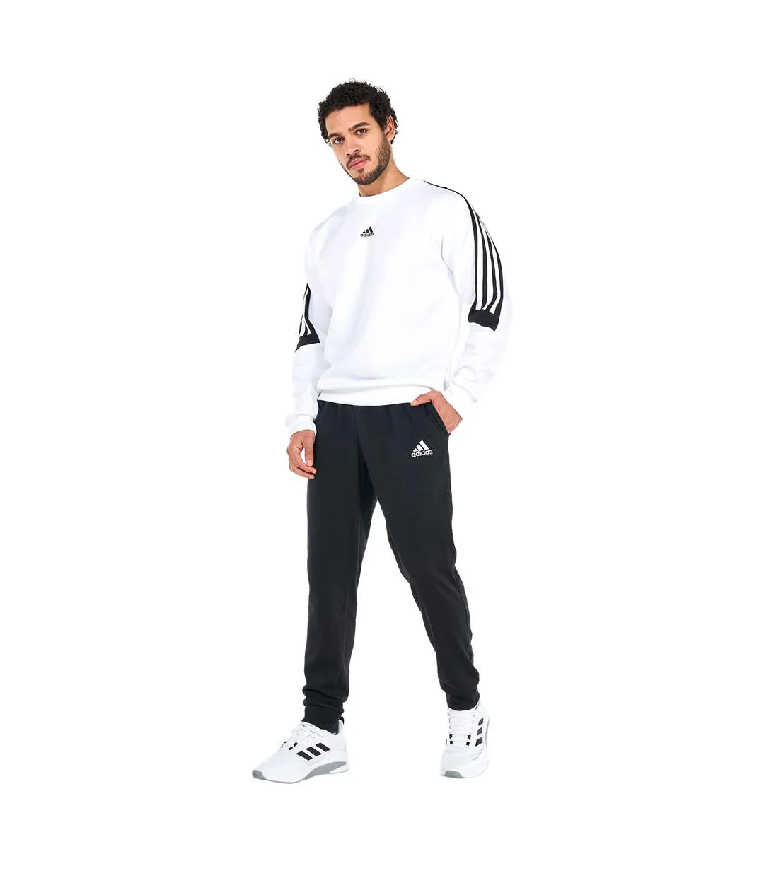 Pantalon De Jogging Essentials Homme Noir Adidas-4