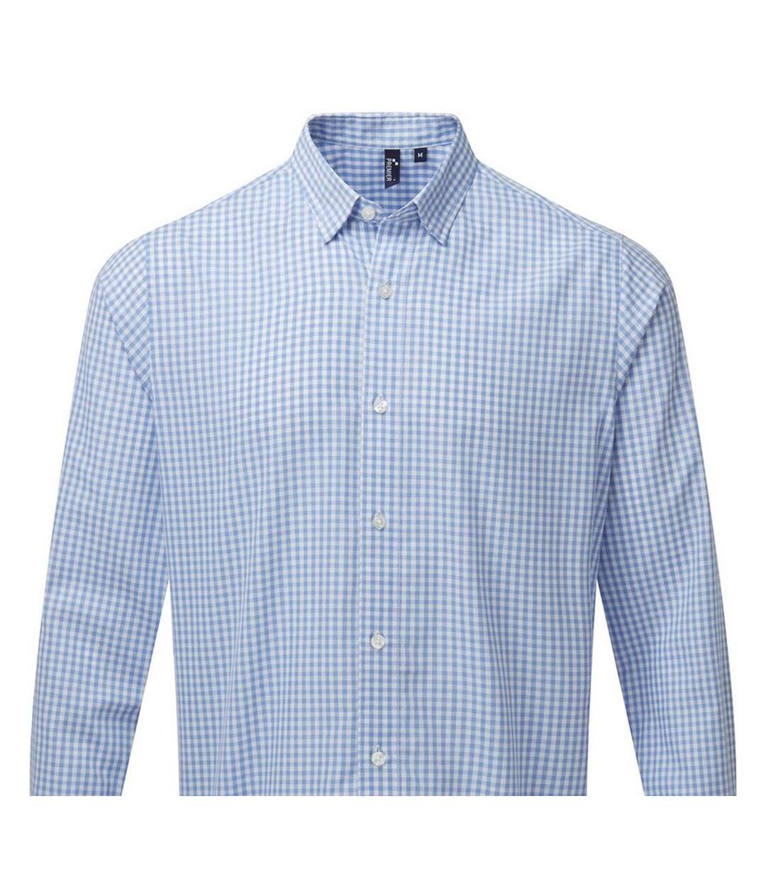 Chemise Maxton Homme Bleu Clair Blanc Premier-2