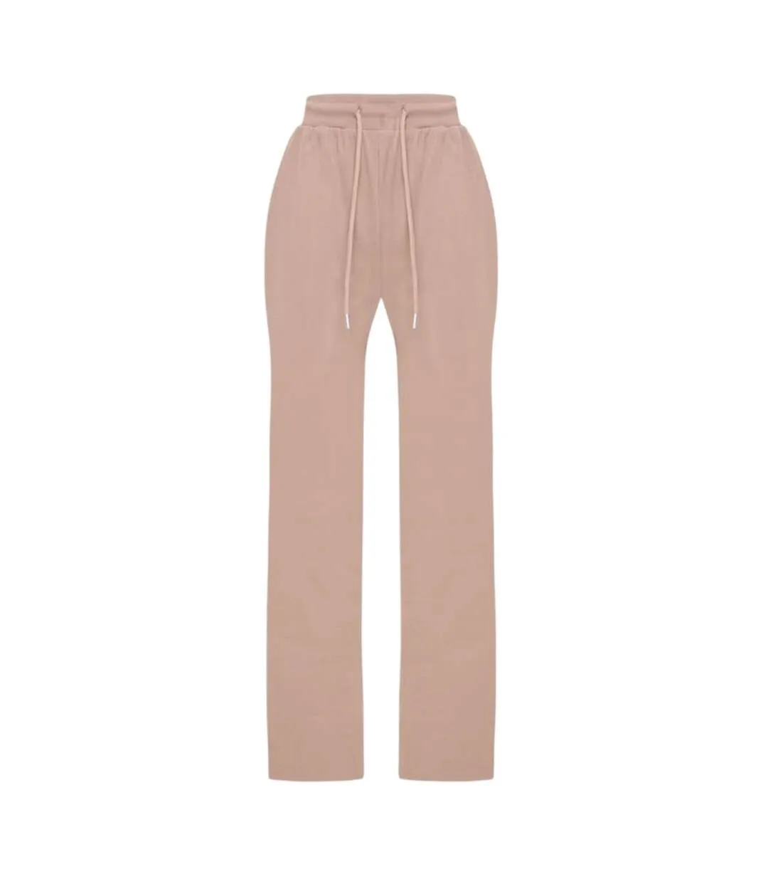 Womens/ladies Ribbed Wide Leg Sweatpants Mocha I Saw It First-2