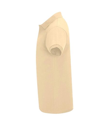 SOLS Mens Perfect Pique Short Sleeve Polo Shirt (Sand) - UTPC283
