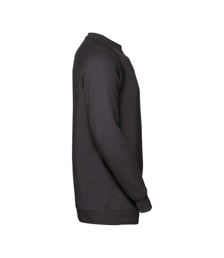 Sweat Manches Raglan Homme Noir Russell