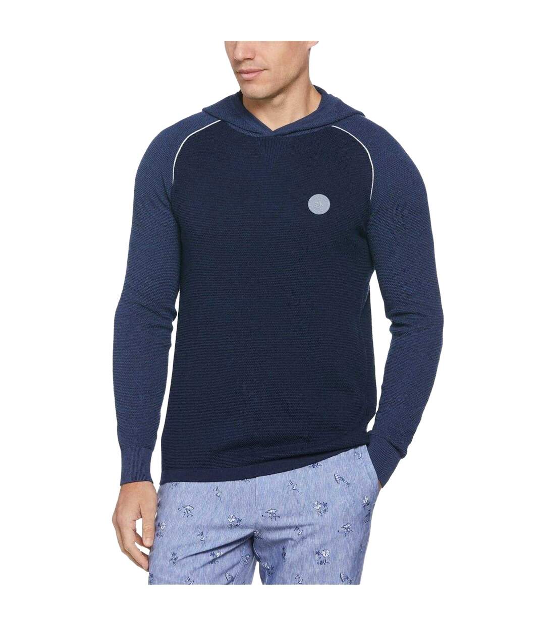 Mens Hoodie Black Iris Original Penguin-1
