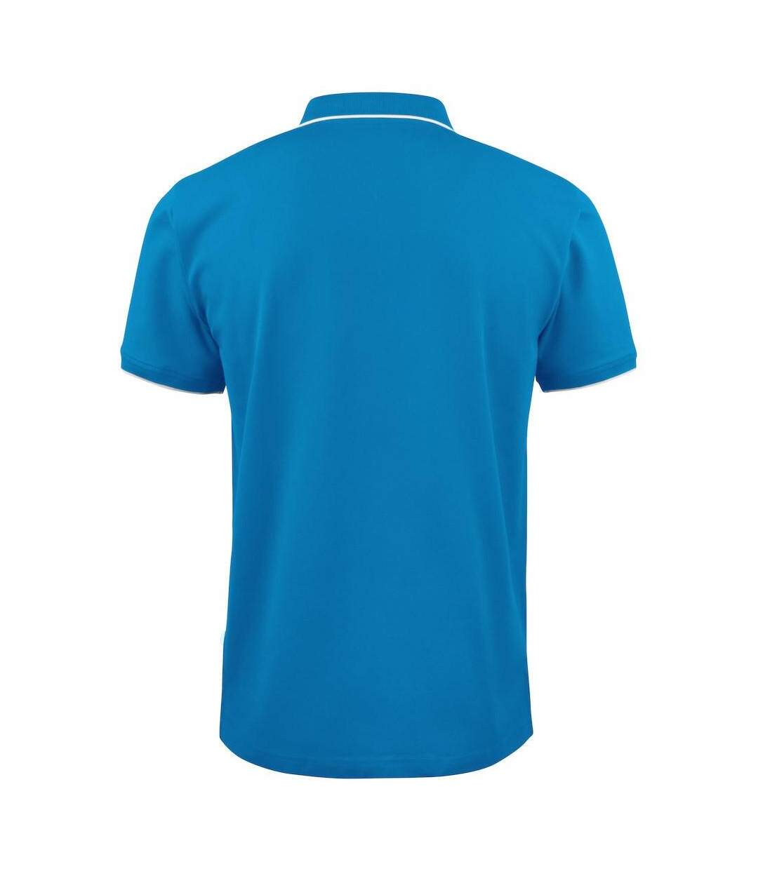 Mens Greenville Regular Polo Shirt Bright Blue James Harvest-2