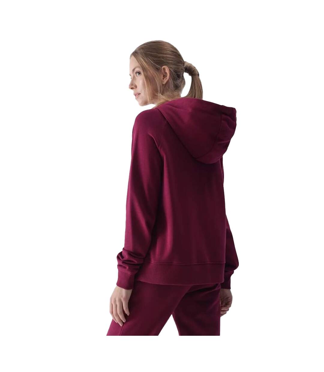 Sweat À Capuche Femme Rose 4F-3