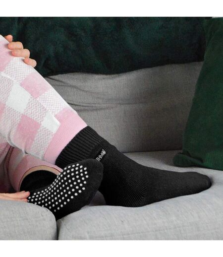 THMO Chaussettes Antidérapantes Femme Thermiques