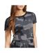 T-Shirt noir femme adidas ix3705-1