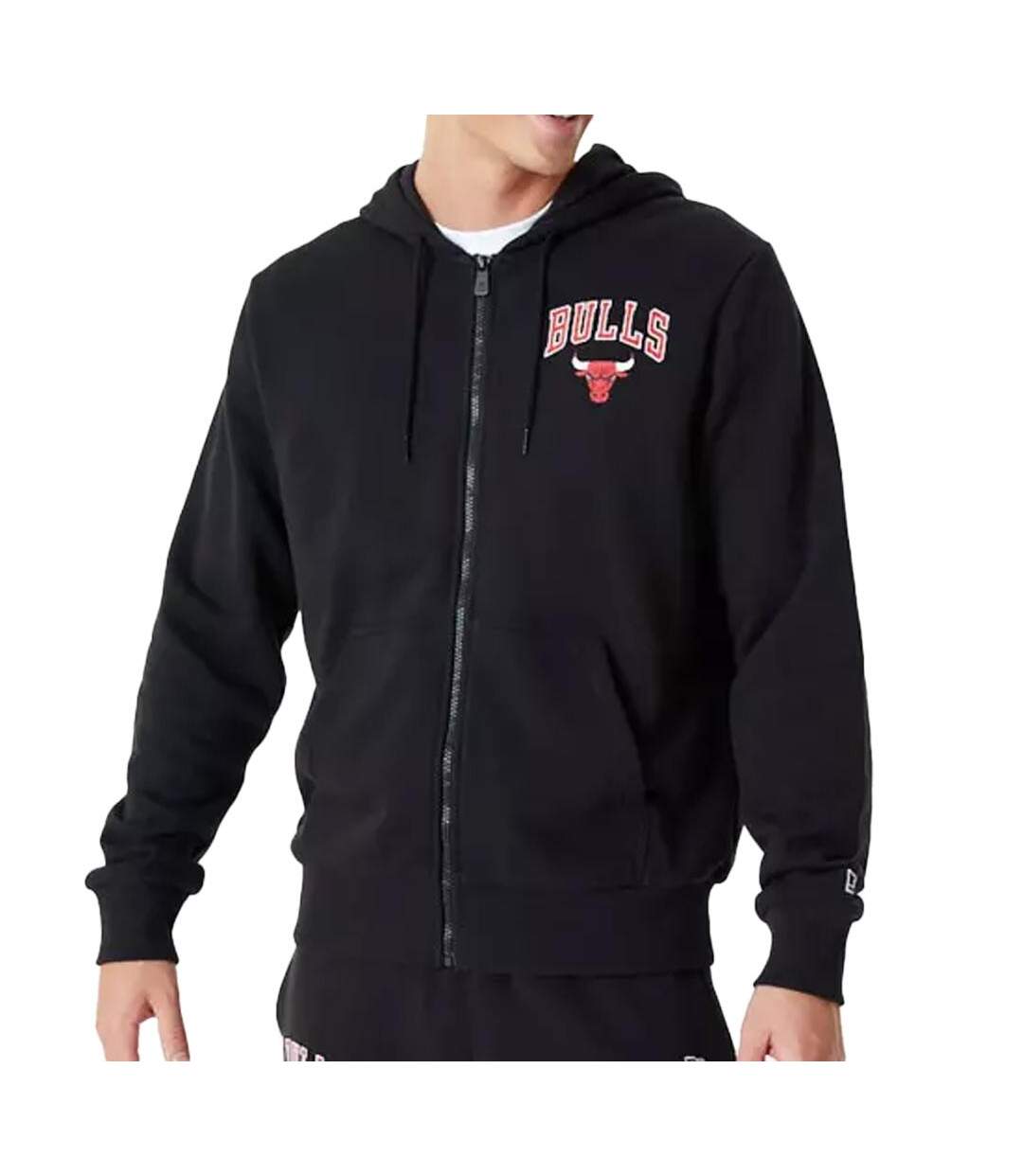 Sweat zippé noir homme new era 60348866 - l-1