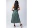 Robe longue larges bretelles SERAPHINE kaki Coton Du Monde-4