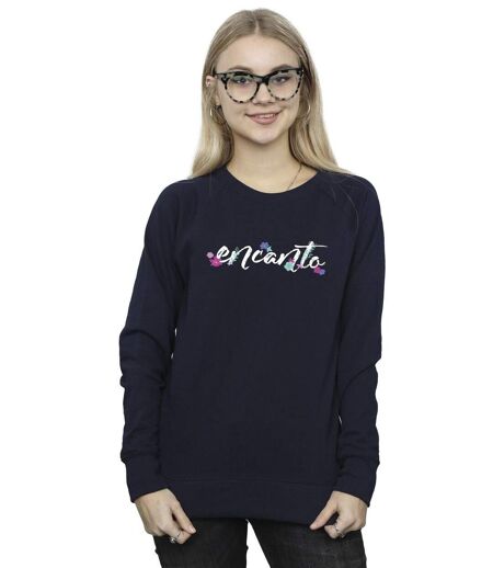 Disney - Sweat ENCANTO LOGO - Femme (Bleu marine) - UTBI16875