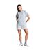 Womens/ladies T-shirt Light Grey Marl Off White Miss Kick-1