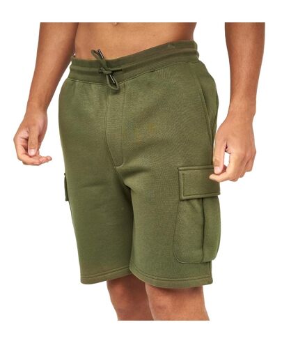 Short cargo seagaro homme olive foncée Crosshatch Crosshatch