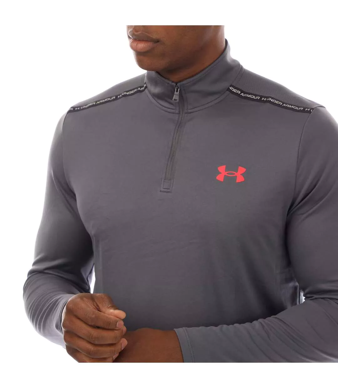 Haut Tech Homme Gris Under Armour-4