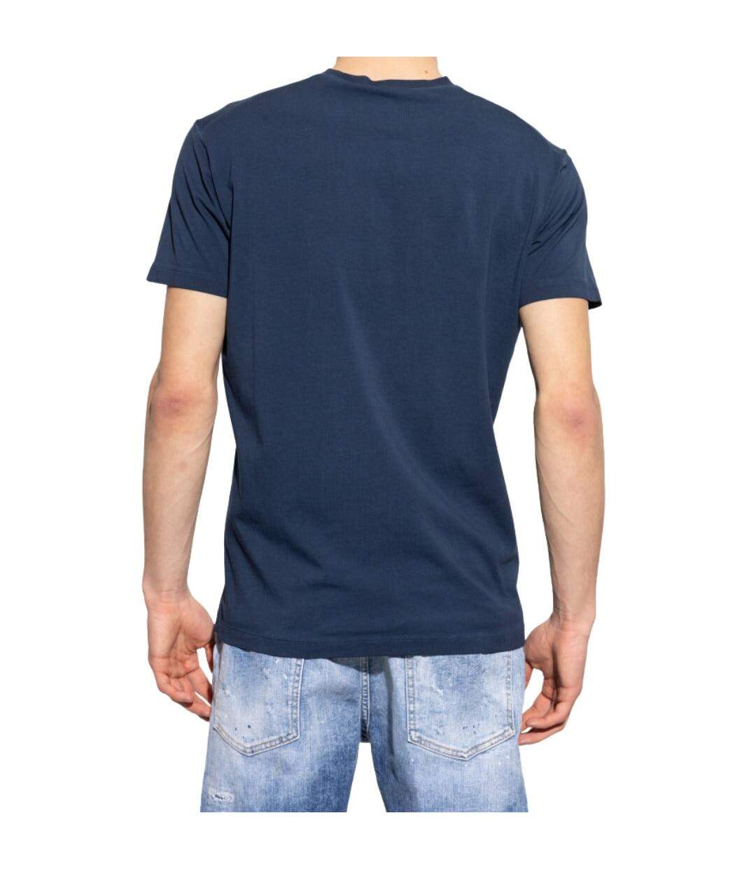 T-shirt Motif/style Logo Ontario Adulte Bleu Marine Foncé DSquared2-3