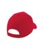 Casquette Ultimate Adulte Rouge Beechfield-2