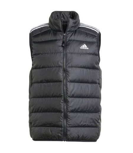 Veste Sans Manches Style 3 Rayures Essentials Homme Noir Adidas