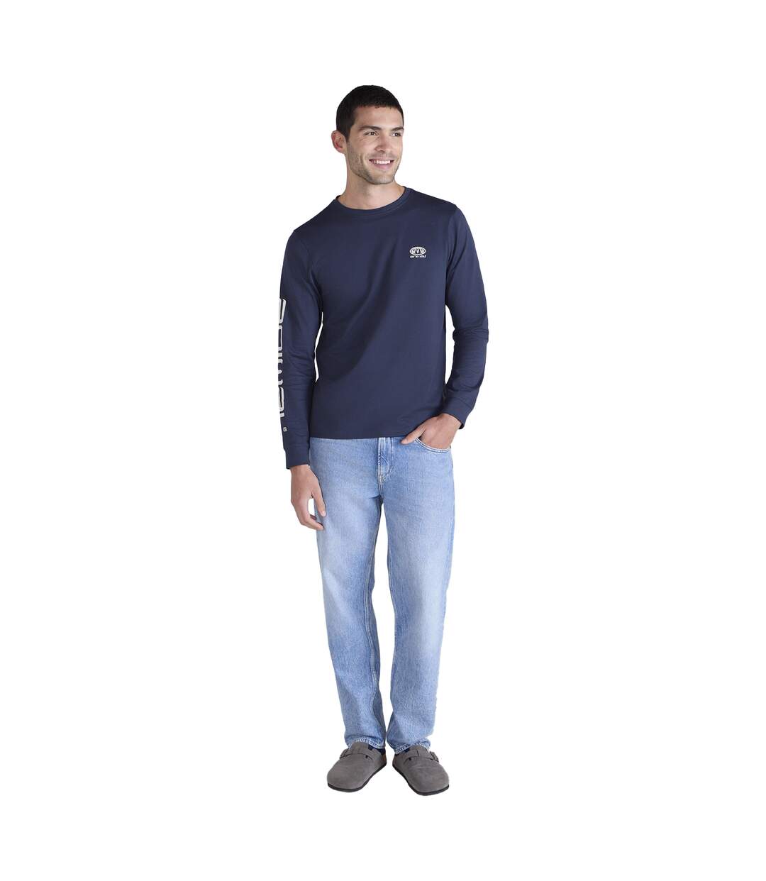 Mens Tommy T-shirt Dark Blue Animal-1