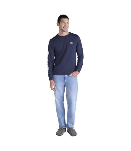 Mens Tommy T-shirt Dark Blue Animal