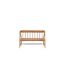 Banc de Jardin en Teck Split 132cm Naturel-2