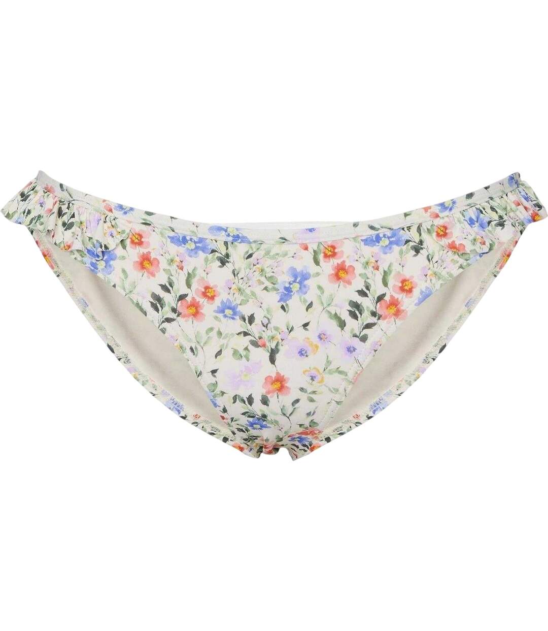 Bas De Maillot De Bain Motif/style Petites Fleurs Femme Blanc Imprimé Pieces-2