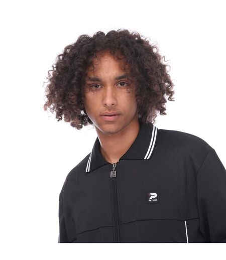 Mens reims track top black Patrick
