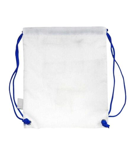 Crest Drawstring Bag One Size White Real Madrid CF