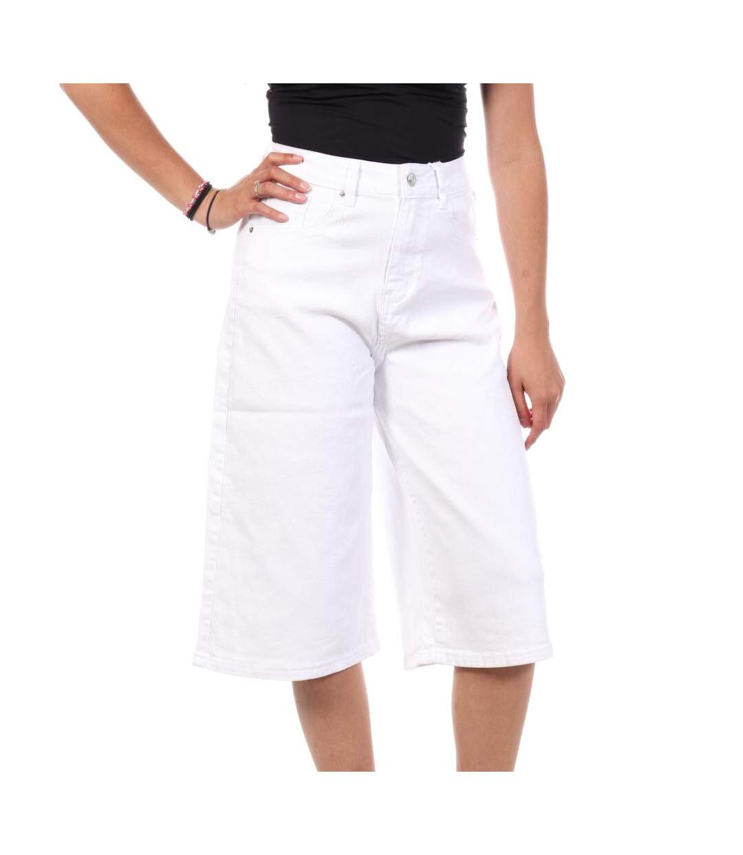 Bermuda blanc femme monday premium 1946-1