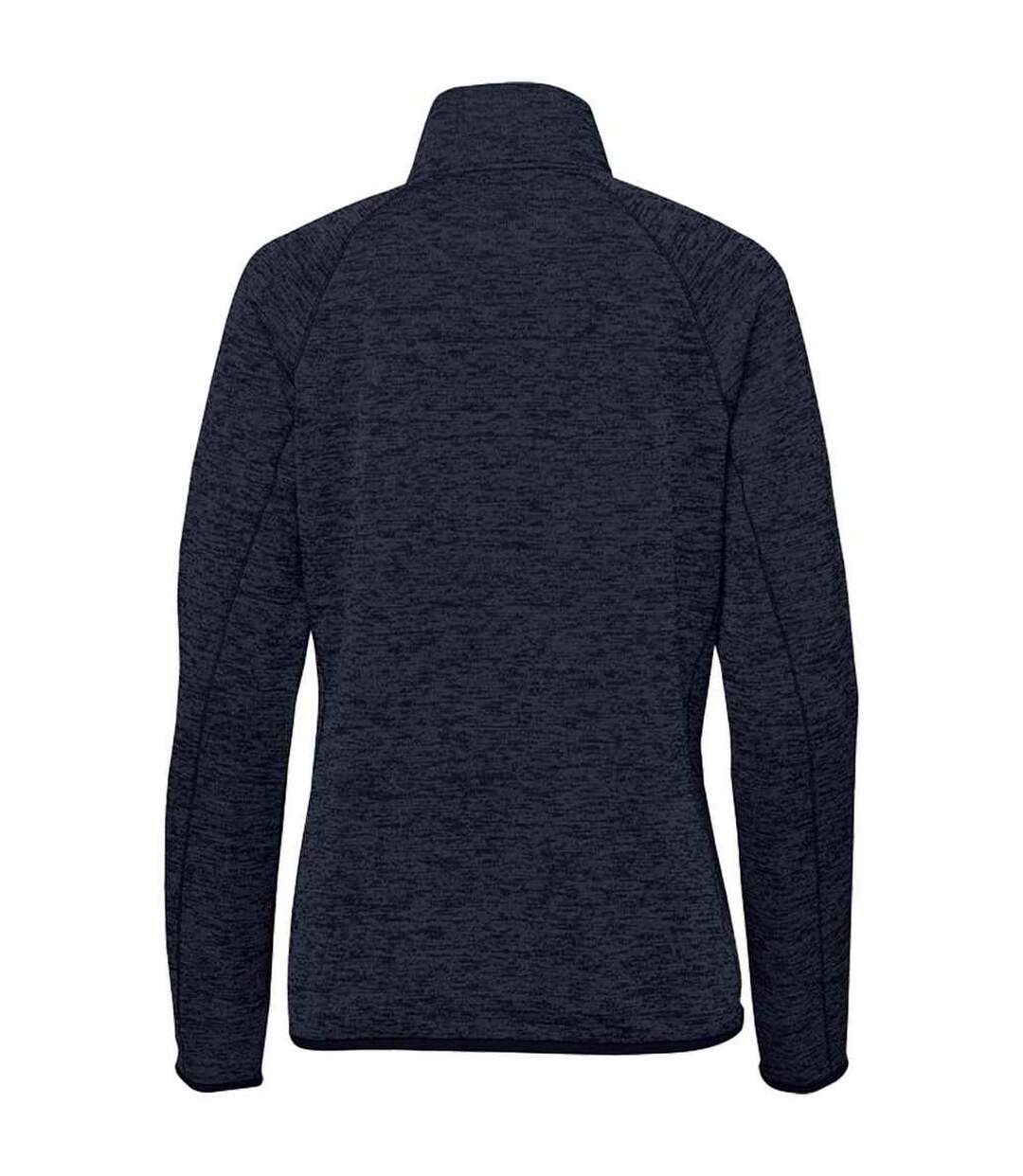 Womens/ladies Yosemite Half Zip Pullover Navy Heather Stormtech-2