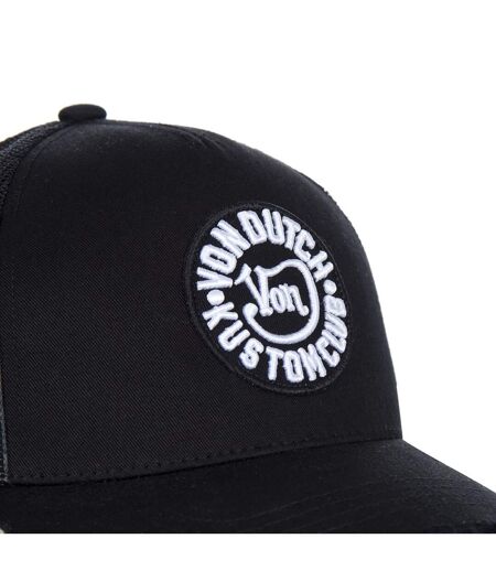 Casquette Von Dutch baseball filet Kustom Klub Noir