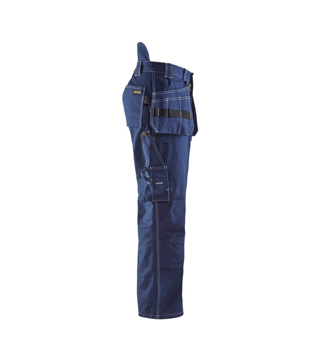 Pantalon  multipoches doublé hiver Blaklader 100% coton croisé-3