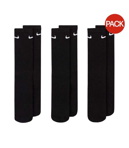 Lot De 3  Chaussettes Everyday Adulte Noir Blanc Nike