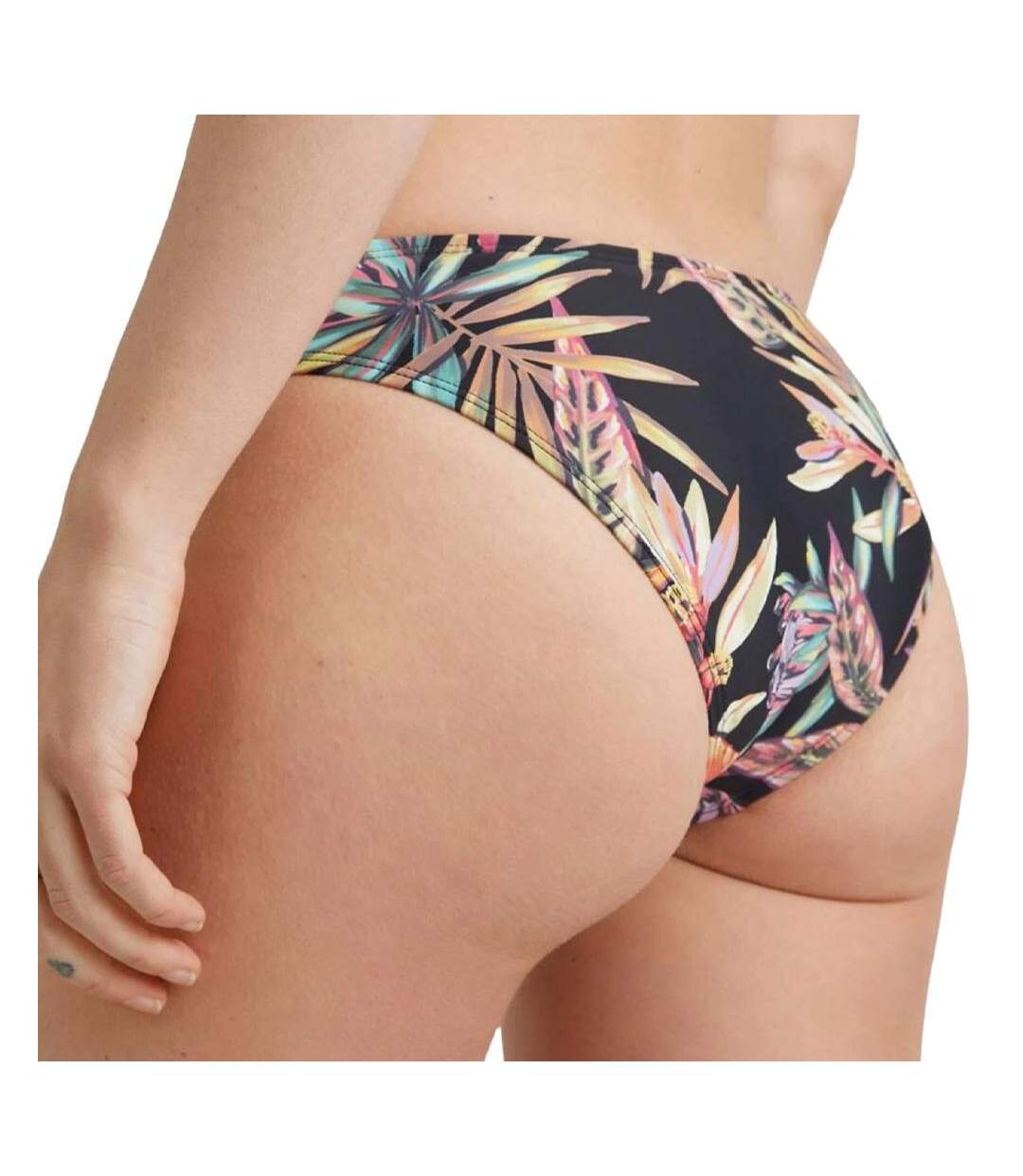 Bas de maillot de bain noir imprimé  femme o'neill cruz-2